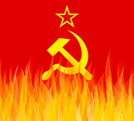 Flag of the USSR (1922-1991).