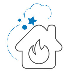 fire inside of a house weeeee