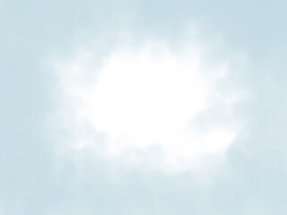 水色グレーのもやもやとした空白のある背景