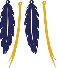 vector illustration of wings