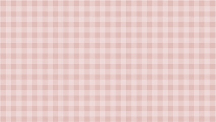 Pink plaid fabric texture as a background	