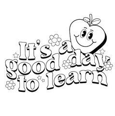 100 Days Of School Back To School Activity Book Coloring on white background vector