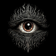eye of the eye Illustration