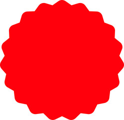 Obraz premium Red shopping labels collection. Sale or discount sticker. Special offer price tag. Supermarket promotional badge. Vector sunburst icon.