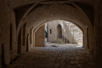 Fototapeta na wymiar View of the historic center of Giovinazzo, Puglia, Italy