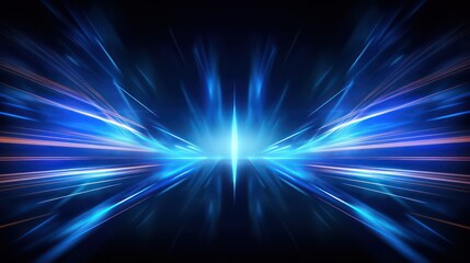 Obraz premium blue light and technology background free vector illustration in the style of high speed sync
