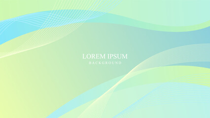 green and yellow background with gradient lines decorated illustration background creative abstract banner wallpaper backdrop art graphic vector design modern color template layout