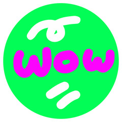 Text circle illustration, decoration