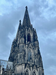 Cologne Cathedral. Roman Catholic cathedral church, located in the city of Cologne, Germany. It is the largest Gothic church in northern Europe and features immense twin towers.