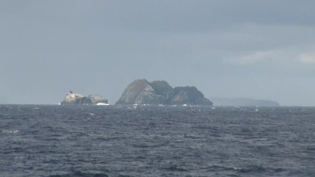 Cruising Cape Horn on Hornos Island, Tierra del Fuego, Chile, South America