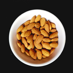 almonds in a bowl