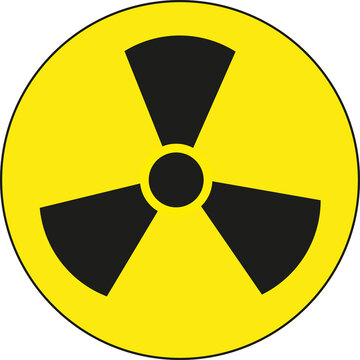 Panneau rond: Radioactivité, radiation	