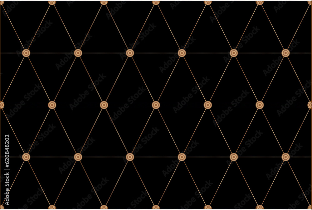 Aufkleber triangle linesof lattice pattern. design futuristic style gold on black background. design print for
