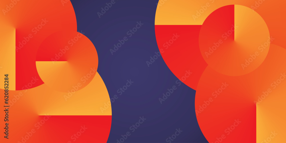 Poster colorful futuristic conical gradient background - retro style colors, circular round gradient geomet