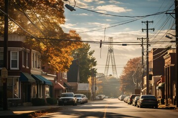 Naklejka premium Photograph of Gastonia Natural Light, Generative AI