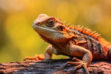 Lizards in nature, national geography, Wide life animals. AI Generated.