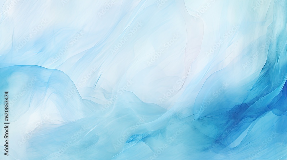 Poster clear and cold light blue hand-drawn texture background with copy space for text or image. generativ