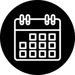  calendar line icon