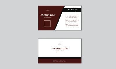card template modern new business card design