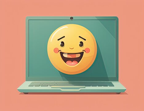 Emoticon libro e computer