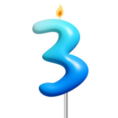 Colorful Birthday Candles