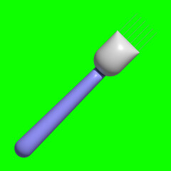 3D Kitchen Set Elements Assets with Greenscreen Background