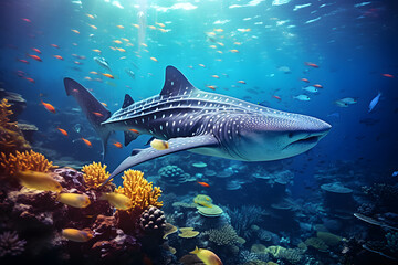 Whale shark the largest fish in the sea