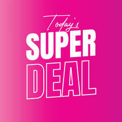 Fototapeta premium Big sale discount campaign banner sign, Super deal store icon design, Today's hot sale shopping sign tag