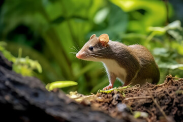 Rat in nature, national geography, Wide life animals. AI Generated.