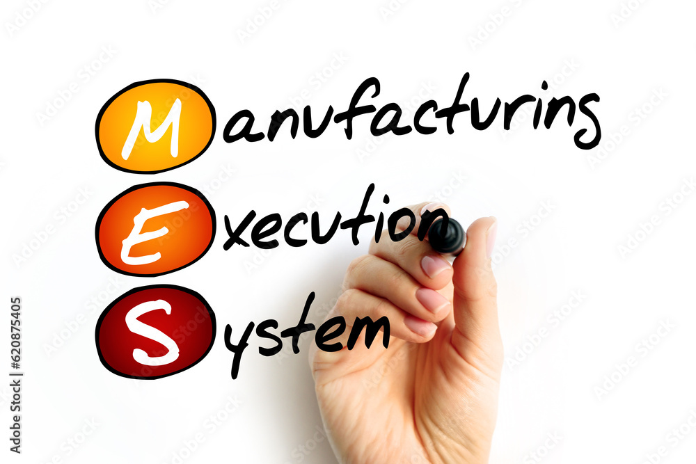 Poster mes manufacturing execution system - computerized systems used in manufacturing to track and documen