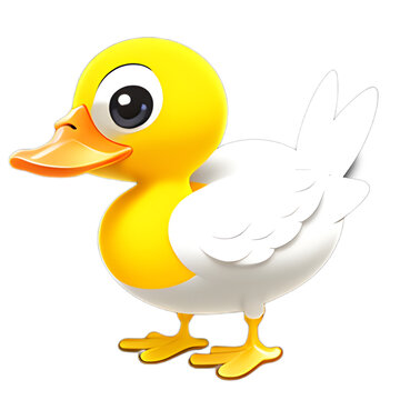 Duck Cartoon Illustration For Mascot