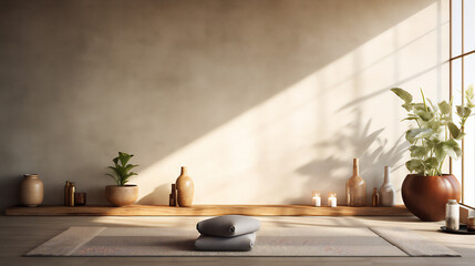 Zen Minimal Backdrop. Ideal for Product Placement.