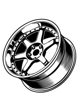 recommend clip art: wheel of the car, vector stance wheel, lowered car wheel, Vector wheel for logo or project clothes