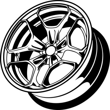 recommend clip art: wheel of the car, vector stance wheel, lowered car wheel, Vector wheel for logo or project clothes