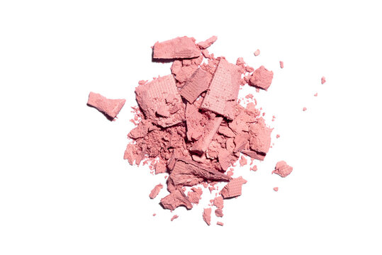 Broken eye shadow or face powder.