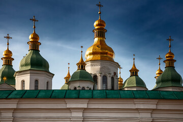 Fototapeta na wymiar saint Sophia's cathedral, Kiev, Ukraine, eastern europe
