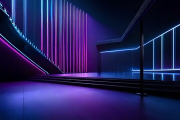 bridge at night generated ai
