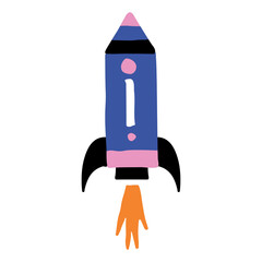 cute rocket element