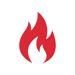 Fire flame icon. Modern hot vector icon design.
