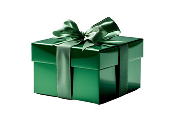 green box with ribbon