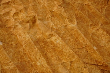 Brown Crumpled Paper Background