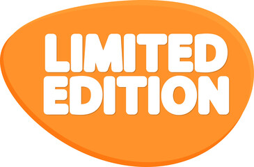 Limited Edition, discount bubble banner. PNG illustration