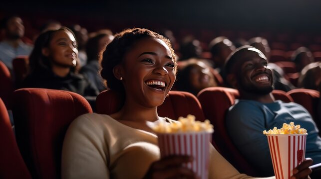 people enjoying more in theater 