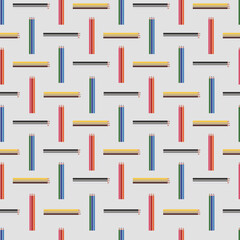 Pencil. Colorful illustration. Creative vector illustration. School theme.  Colorful background.