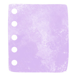 Notepad Purple Brush 