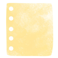 Notepad Yellow Brush 