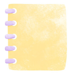 Notepad Yellow Brush 