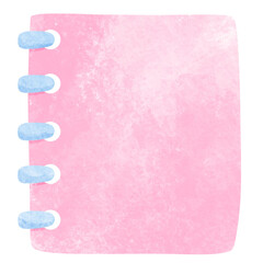 Notepad Pink Brush 