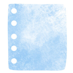 Notepad Blue Brush 
