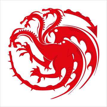 Game of Thrones Targaryen Logo Vector Graphic 